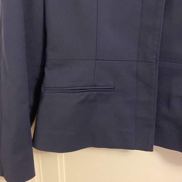 Judith & Charles - Blue Cotton Blazer - Picture 4 of 6